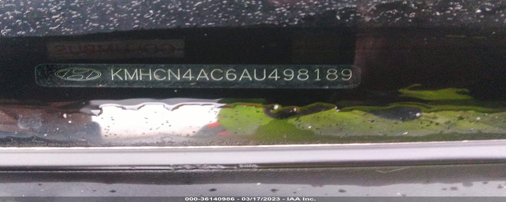 KMHCN4AC6AU498189 2010 HYUNDAI ACCENT photo no. 9