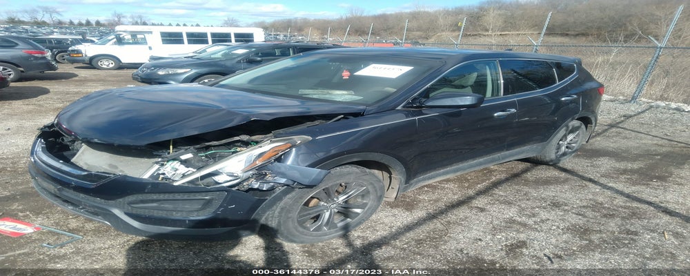5XYZT3LB1DG072550 2013 HYUNDAI SANTA FE photo no. 2