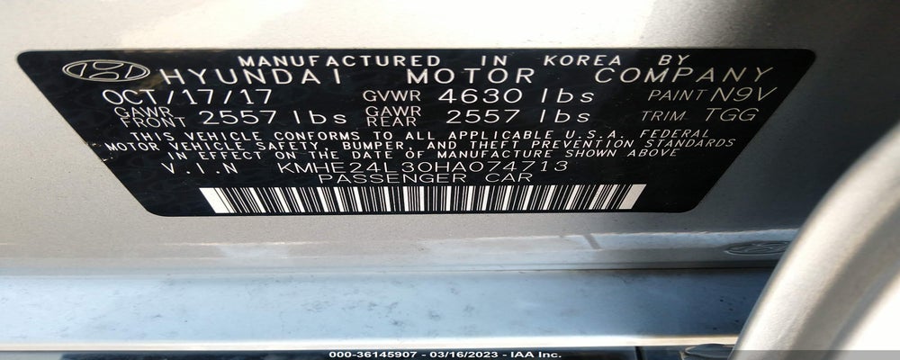 KMHE24L30HA074713 2017 HYUNDAI SONATA HYBRID photo no. 9