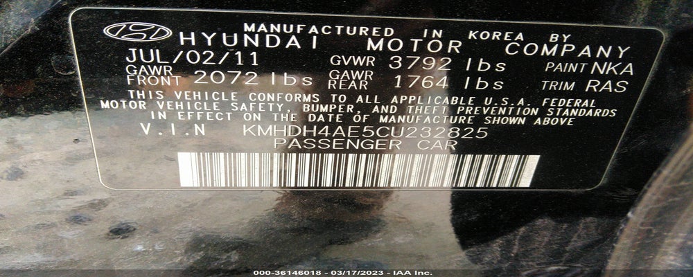 KMHDH4AE5CU232825 2012 HYUNDAI ELANTRA photo no. 9