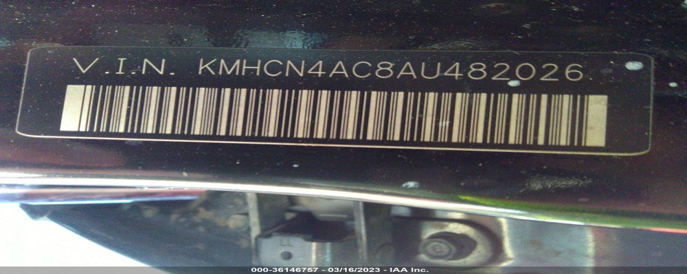 KMHCN4AC8AU482026 2010 HYUNDAI ACCENT photo no. 9