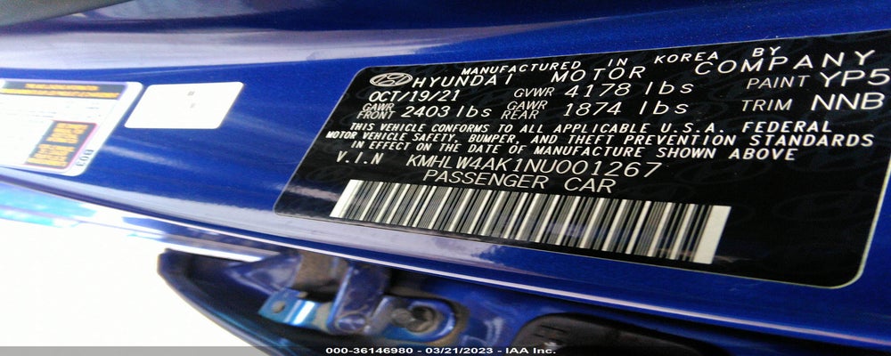 KMHLW4AK1NU001267 2022 HYUNDAI ELANTRA N photo no. 9
