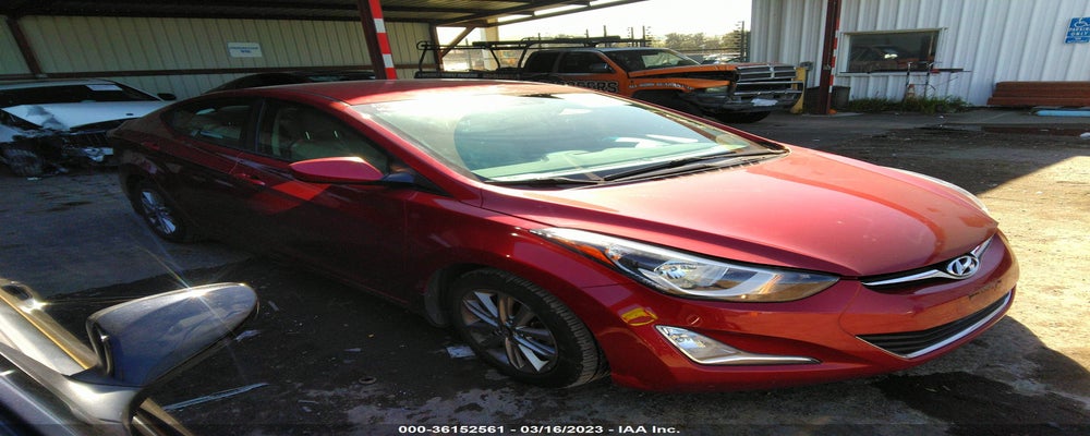 5NPDH4AE8GH703998 2016 HYUNDAI ELANTRA photo no. 1