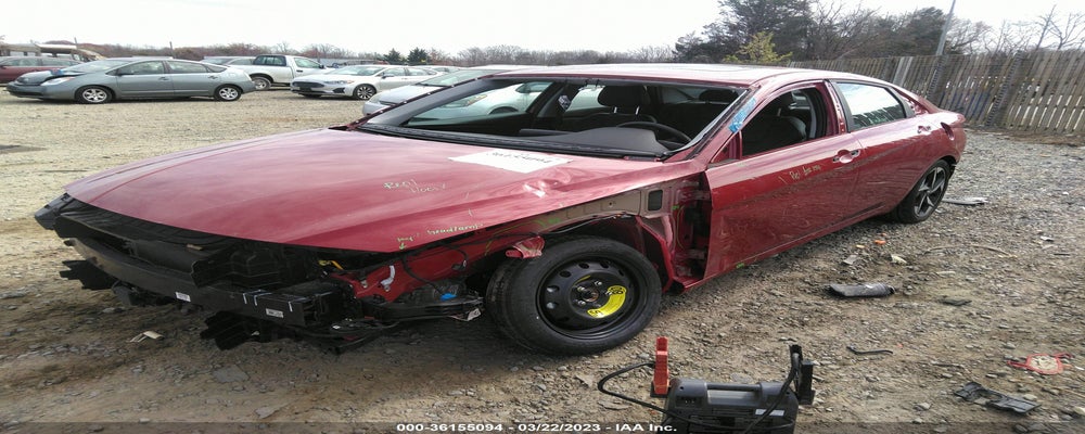 KMHLN4AJ1NU025059 2022 HYUNDAI ELANTRA HYBRID photo no. 2