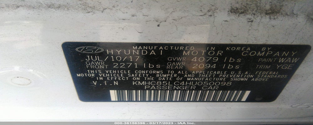 KMHC85LC4HU050098 2017 HYUNDAI IONIQ HYBRID photo no. 9