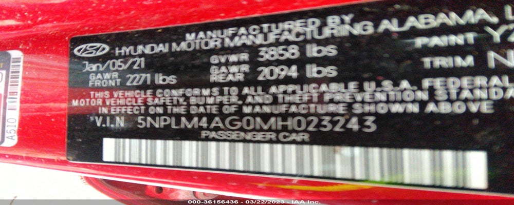 5NPLM4AG0MH023243 2021 HYUNDAI ELANTRA photo no. 9