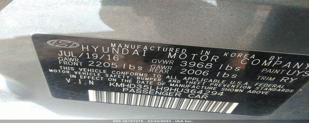 KMHD35LH9HU364294 2017 HYUNDAI ELANTRA GT photo no. 9