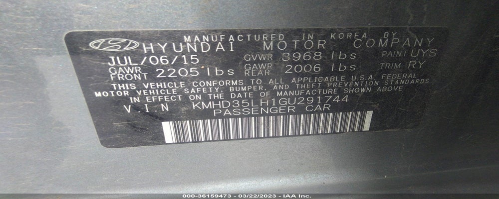 KMHD35LH1GU291744 2016 HYUNDAI ELANTRA GT photo no. 9