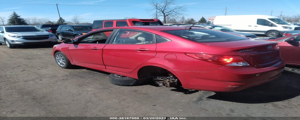 KMHCU4AEXEU753341 2014 HYUNDAI ACCENT photo no. 3