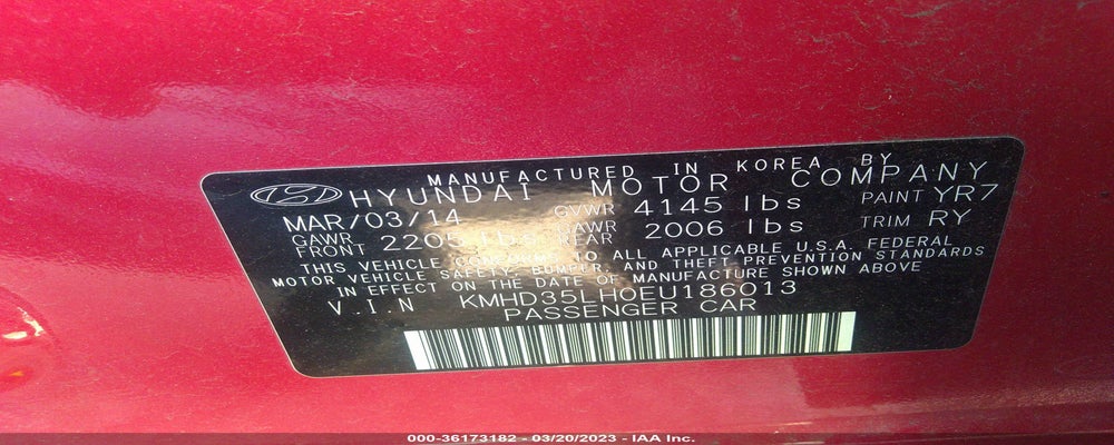 KMHD35LH0EU186013 2014 HYUNDAI ELANTRA GT photo no. 9