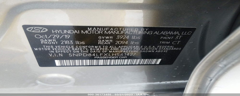 5NPD84LFXLH561427 2020 HYUNDAI ELANTRA photo no. 9