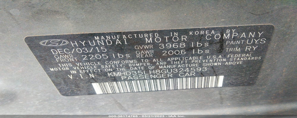 KMHD35LH8GU324593 2016 HYUNDAI ELANTRA GT photo no. 9