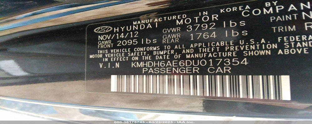 KMHDH6AE6DU017354 2013 HYUNDAI ELANTRA COUPE photo no. 9