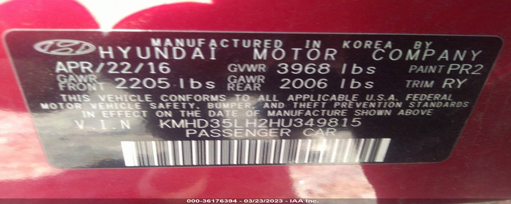 KMHD35LH2HU349815 2017 HYUNDAI ELANTRA GT photo no. 9