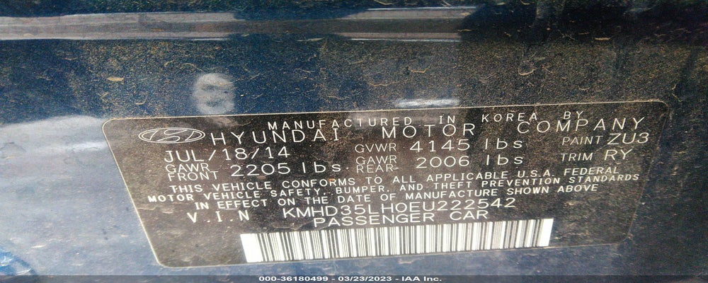 KMHD35LH0EU222542 2014 HYUNDAI ELANTRA GT photo no. 9