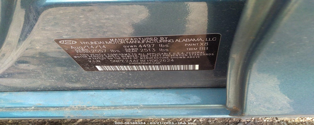 5NPE24AF8FH062624 2015 HYUNDAI SONATA photo no. 9