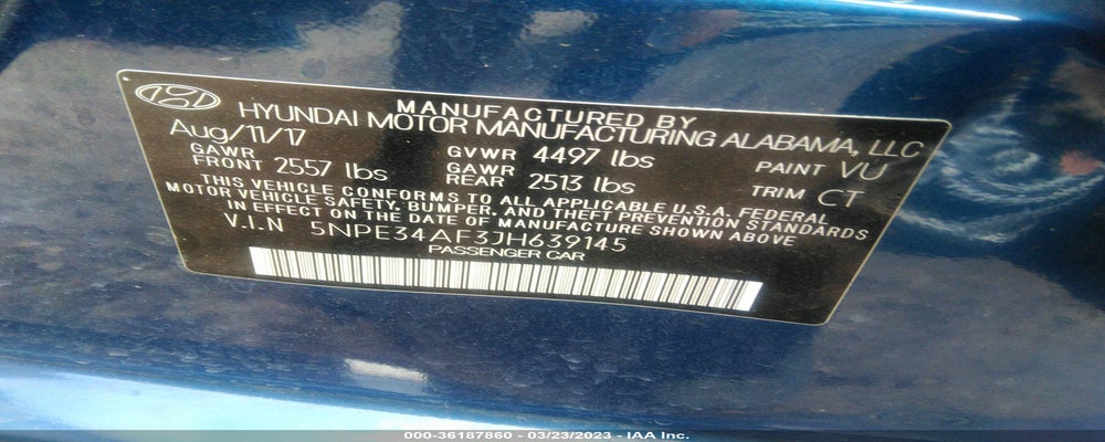 5NPE34AF3JH639145 2018 HYUNDAI SONATA photo no. 9