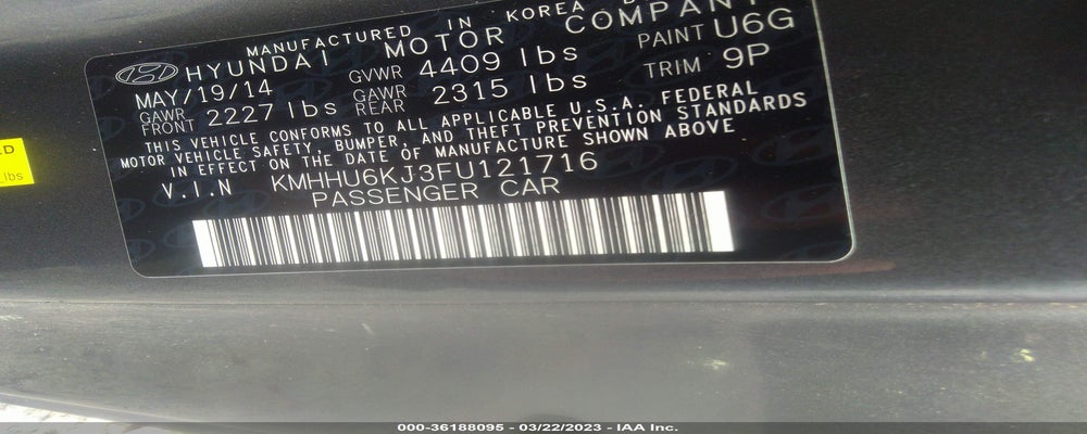 KMHHU6KJ3FU121716 2015 HYUNDAI GENESIS COUPE photo no. 9