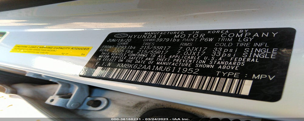 KM8K62AA1MU611952 2021 HYUNDAI KONA photo no. 9