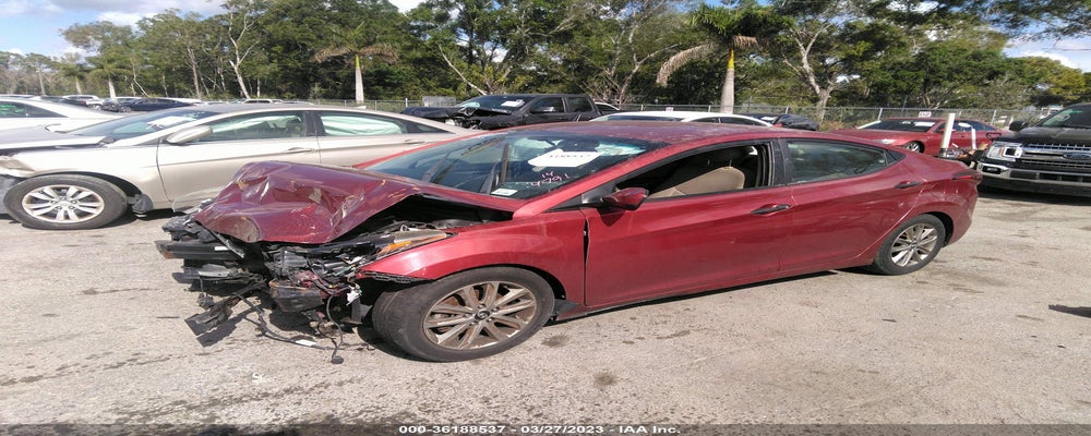 5NPDH4AE0EH484791 2014 HYUNDAI ELANTRA photo no. 2