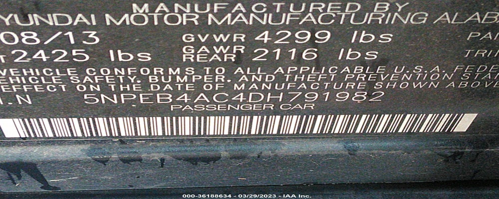 5NPEB4AC4DH791982 2013 HYUNDAI SONATA photo no. 9