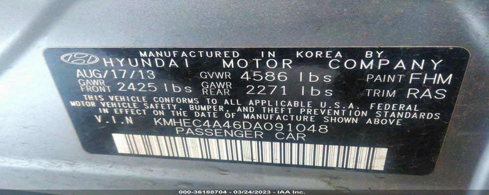 KMHEC4A46DA091048 2013 HYUNDAI SONATA HYBRID photo no. 9