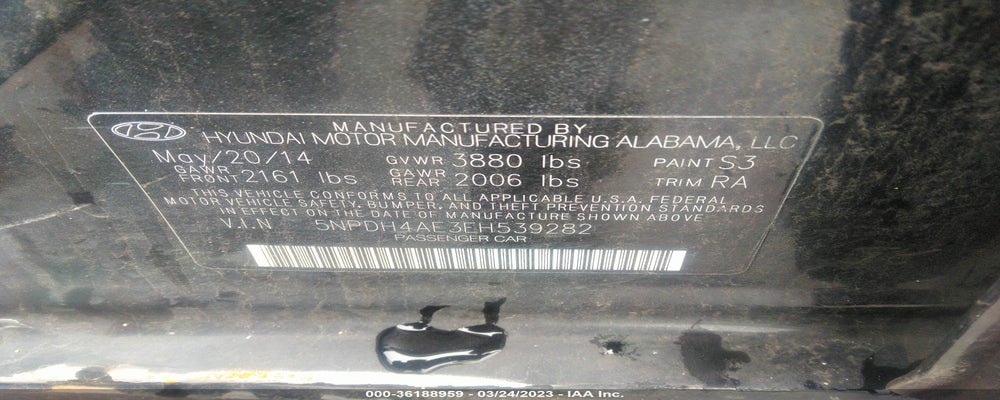 5NPDH4AE3EH539282 2014 HYUNDAI ELANTRA photo no. 9