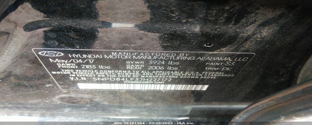 5NPD84LF3JH227172 2018 HYUNDAI ELANTRA photo no. 9