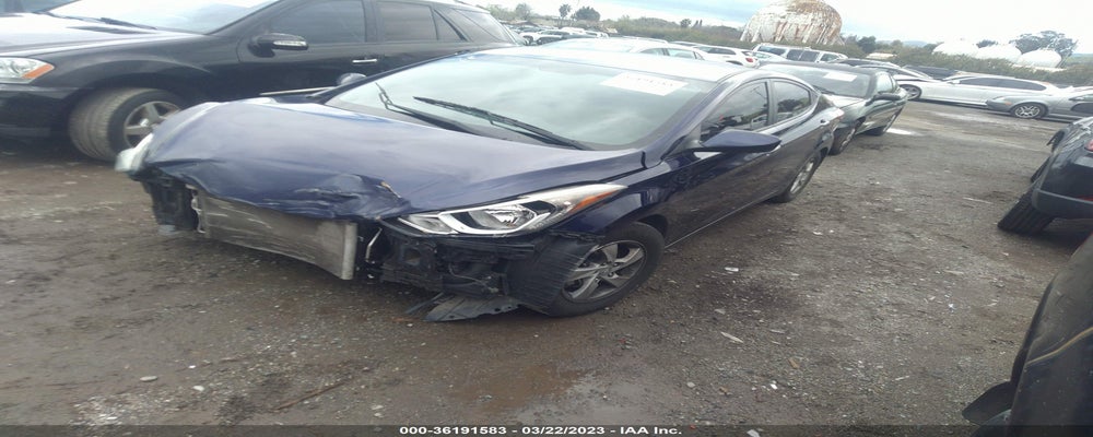 5NPDH4AEXEH483549 2014 HYUNDAI ELANTRA photo no. 2