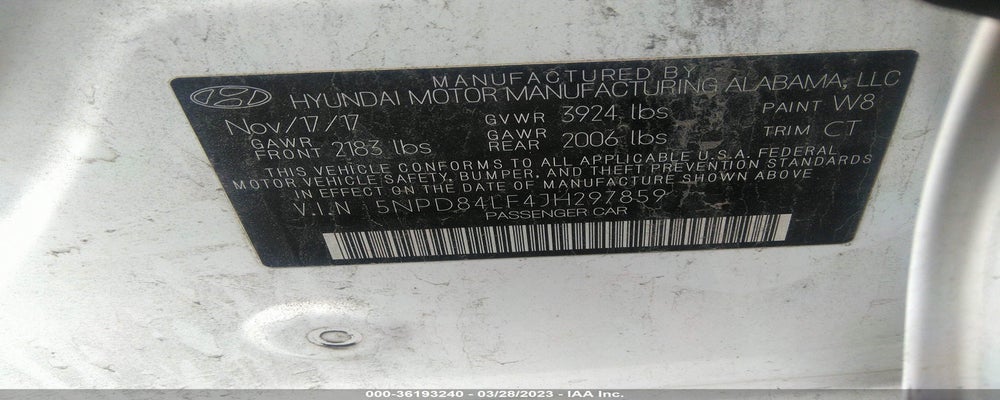5NPD84LF4JH297859 2018 HYUNDAI ELANTRA photo no. 9