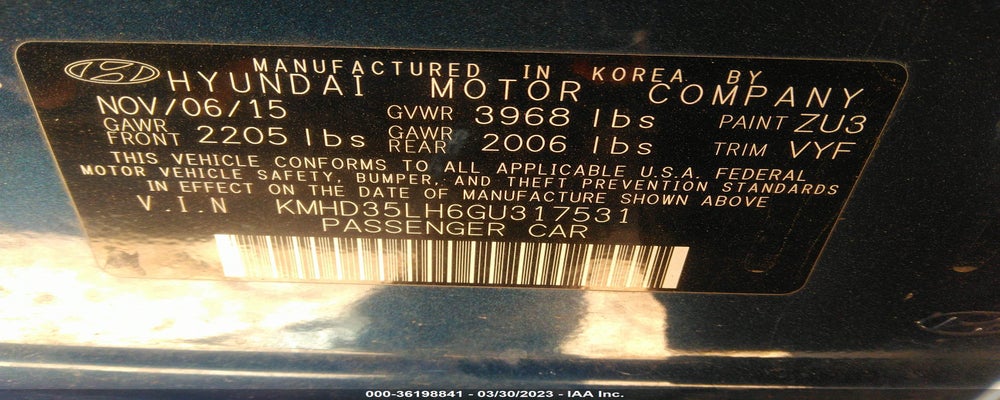KMHD35LH6GU317531 2016 HYUNDAI ELANTRA GT photo no. 9
