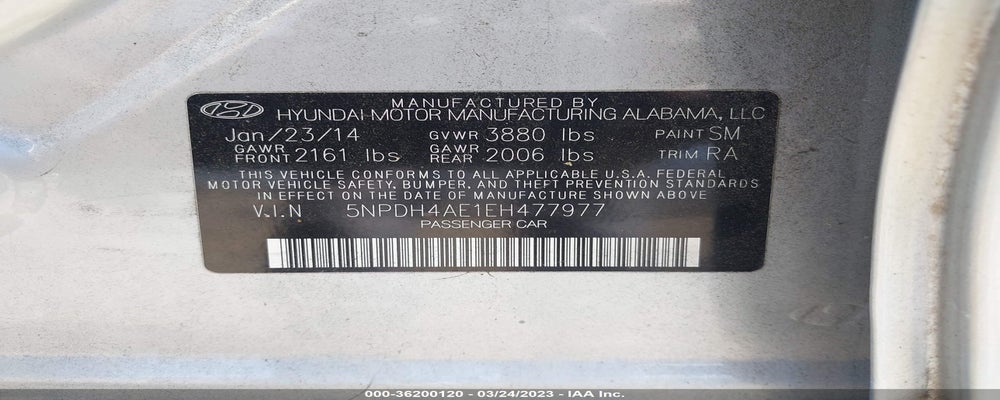 5NPDH4AE1EH477977 2014 HYUNDAI ELANTRA photo no. 9