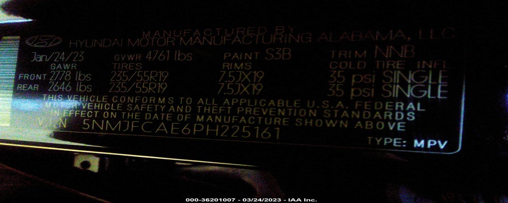 5NMJFCAE6PH225161 2023 HYUNDAI TUCSON photo no. 9