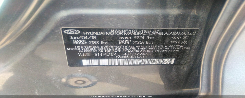 5NPD84LF4JH372463 2018 HYUNDAI ELANTRA photo no. 9