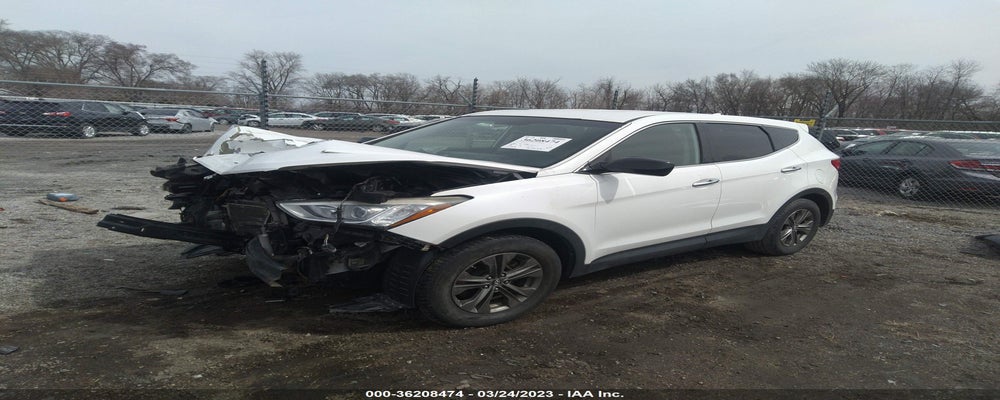 5XYZTDLBXDG097324 2013 HYUNDAI SANTA FE photo no. 2
