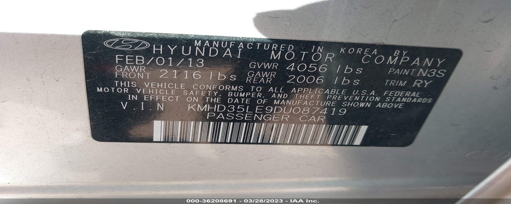 KMHD35LE9DU087419 2013 HYUNDAI ELANTRA GT photo no. 9