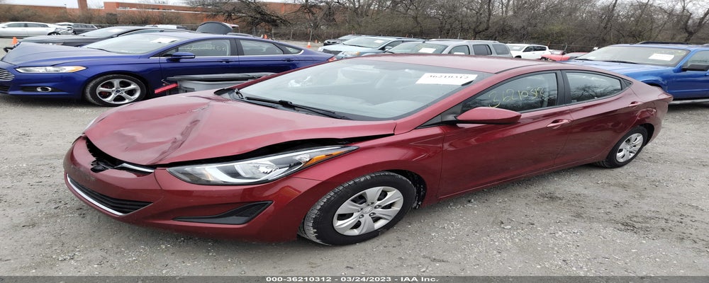 5NPDH4AE0GH792871 2016 HYUNDAI ELANTRA photo no. 2