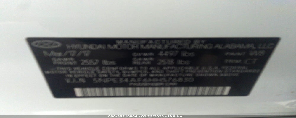 5NPE34AF6HH576830 2017 HYUNDAI SONATA photo no. 9