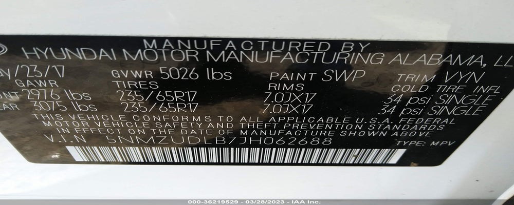 5NMZUDLB7JH062688 2018 HYUNDAI SANTA FE SPORT photo no. 9