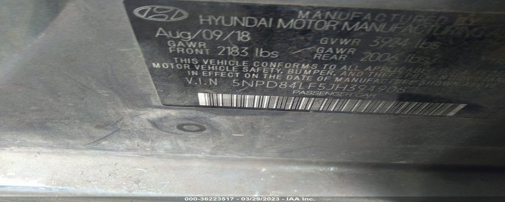 5NPD84LF5JH394908 2018 HYUNDAI ELANTRA photo no. 9