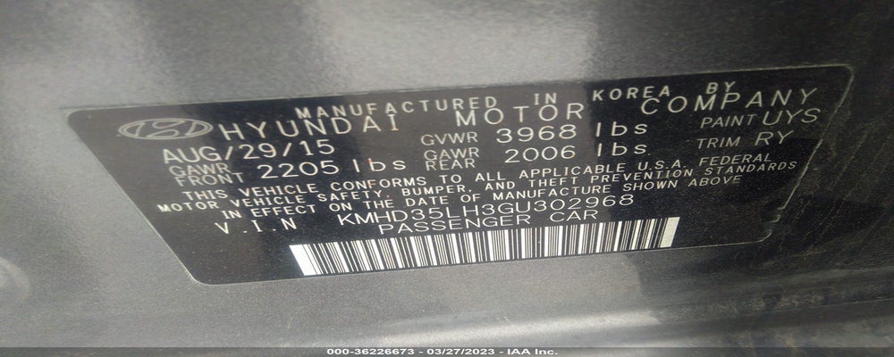 KMHD35LH3GU302968 2016 HYUNDAI ELANTRA GT photo no. 9