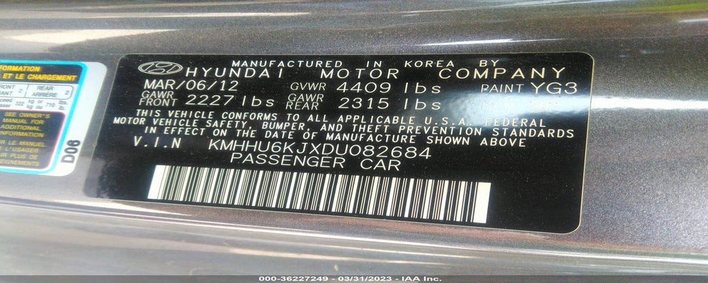KMHHU6KJXDU082684 2013 HYUNDAI GENESIS COUPE photo no. 9