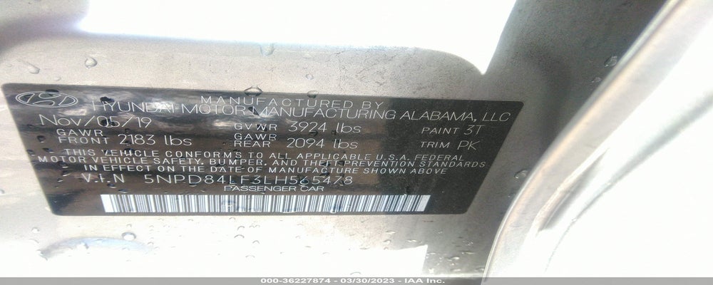 5NPD84LF3LH565478 2020 HYUNDAI ELANTRA photo no. 9
