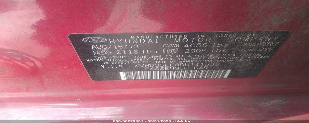 KMHD35LE8DU141535 2013 HYUNDAI ELANTRA GT photo no. 9