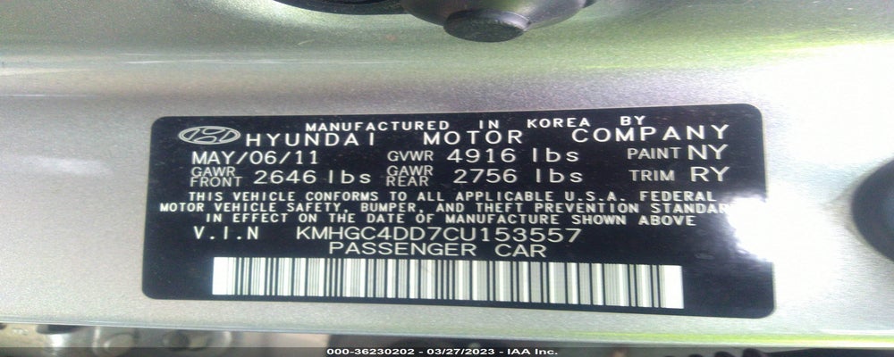 KMHGC4DD7CU153557 2012 HYUNDAI GENESIS photo no. 9