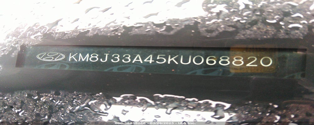 KM8J33A45KU068820 2019 HYUNDAI TUCSON photo no. 9