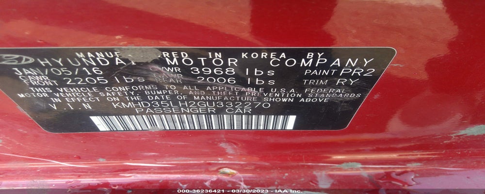 KMHD35LH2GU332270 2016 HYUNDAI ELANTRA GT photo no. 9