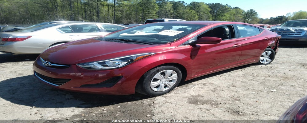 5NPDH4AEXGH765788 2016 HYUNDAI ELANTRA photo no. 2