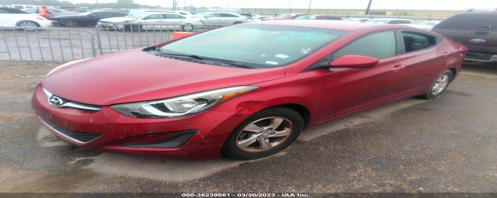 5NPDH4AE8EH476437 2014 HYUNDAI ELANTRA photo no. 2
