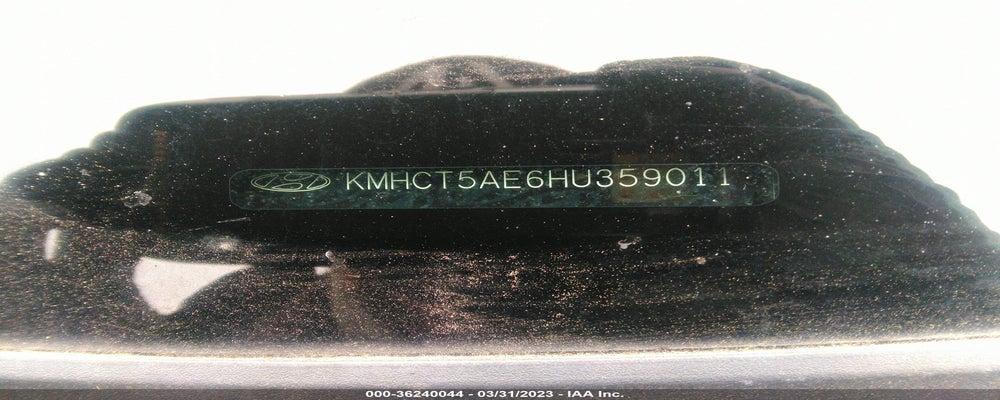 KMHCT5AE6HU359011 2017 HYUNDAI ACCENT photo no. 9